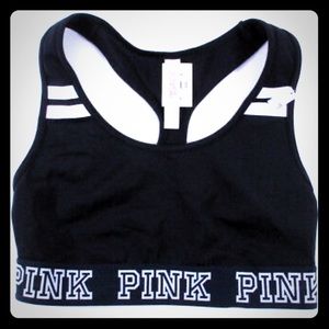 🖤VS-PINK🖤Striped Sports Bra💜Size Medium💖NWT💝